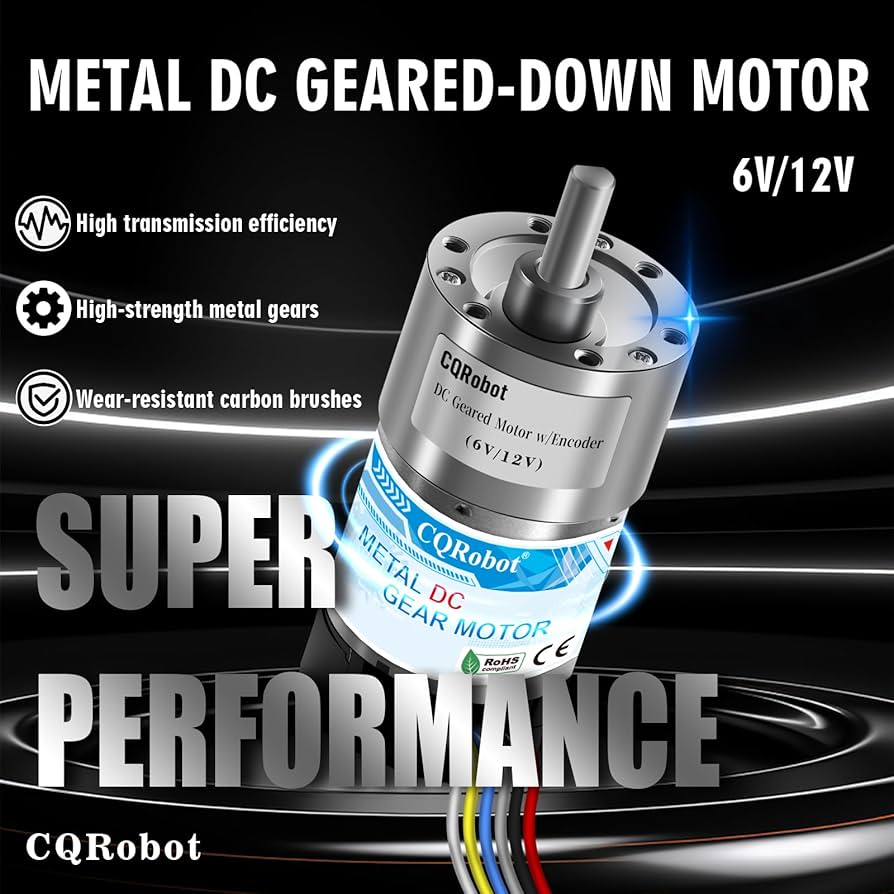 Amazon.com: CQRobot 6.25:1 Metal DC Geared-Down Motor